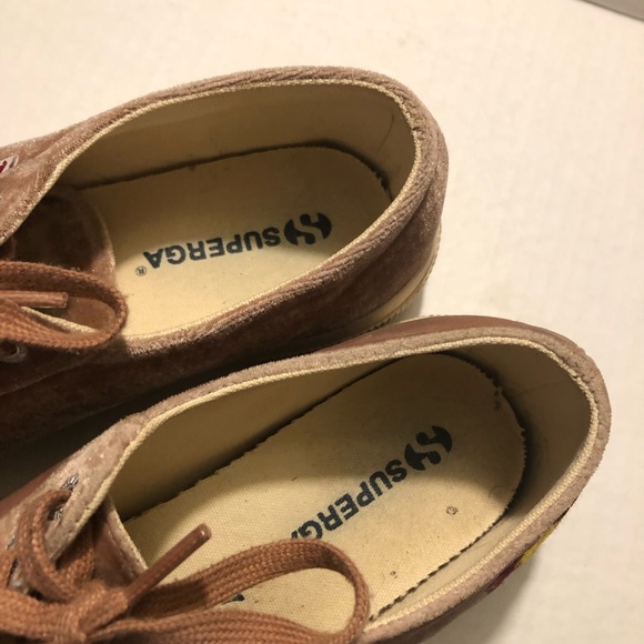 Superga floral print sneakers size 6 1/2 - Picture 7 of 16